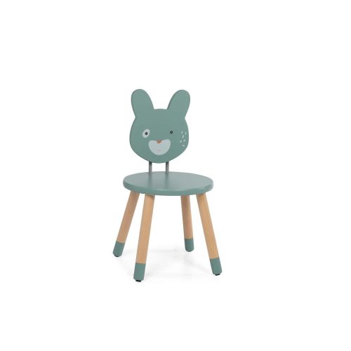 Chaise  Trois petits lapins VERT Moulin Roty