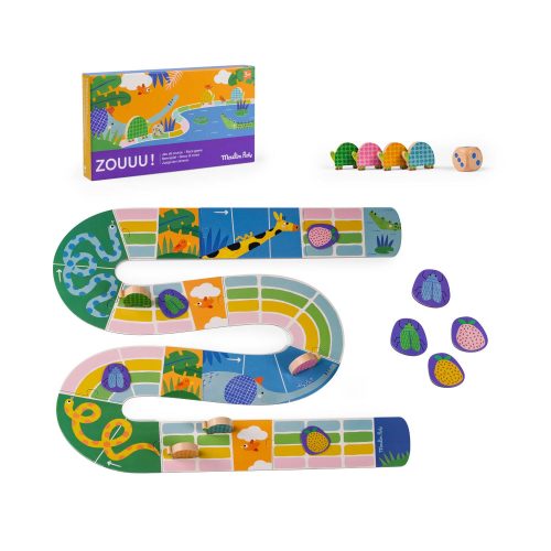 Jeu de course Zou Les Toupitis MULTICOLORE Moulin Roty