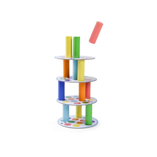 Jeu Méga tour Les Loufoques MULTICOLORE Moulin Roty