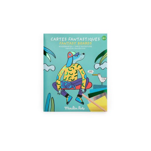 Cartes fantastiques Les Loufoques MULTICOLORE Moulin Roty