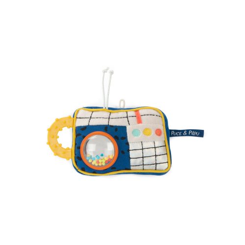Peluche Mini radio d'activités Puce & Pilou MULTICOLORE Moulin Roty