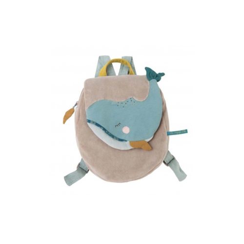 Sac À  Dos Baleine Le Voyage D'Olga BLEU Moulin Roty