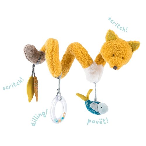 Spirale d'activités renard Le Voyage d'Olga ORANGE Moulin Roty
