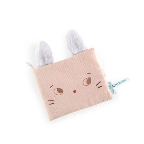 Album photo textile Rose Après la pluie ROSE Moulin Roty