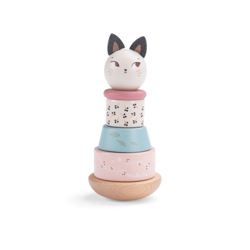 Chat empilable MULTICOLORE Moulin Roty