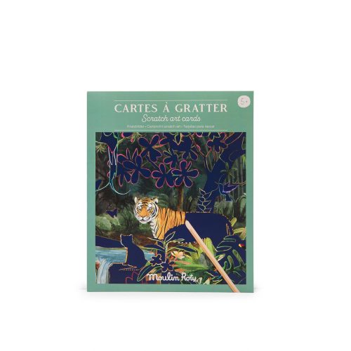 Cartes à gratter Tout autour du monde MULTICOLORE Moulin Roty