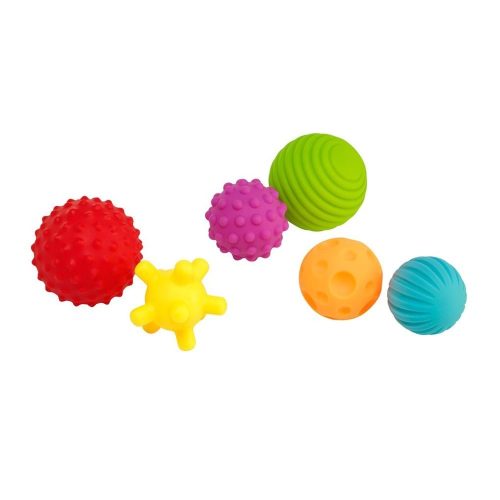 6 Balles Sensorielles MULTICOLORE Formula Baby