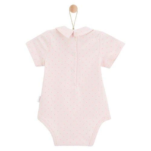 Body manches courtes Mon Lapin Calin ROSE P’tit bisou