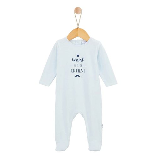 Pyjama Petit Cocon BLEU P’tit bisou