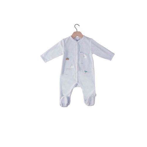 Pyjama Bleu Jardinet BLEU P’tit bisou