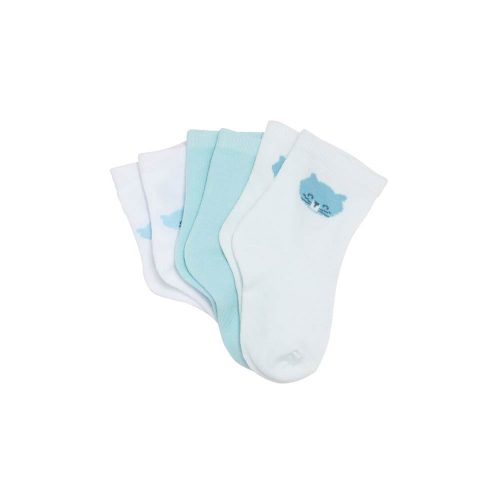 Lot de 3 paires de chaussettes Mes Essentiels BLEU P’tit bisou