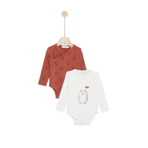 2 bodies manches longues Milk Caramel MARRON Marèse