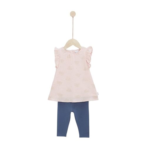 Ensemble robe avec leggings Mon petit nuage ROSE P’tit bisou