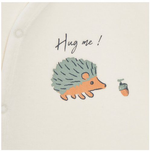 Pyjama Cœur de pain d'épice BLANC P’tit bisou