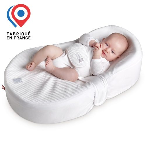 Matelas ergonomique Cocoonababy Fleur de Coton BLANC Red Castle