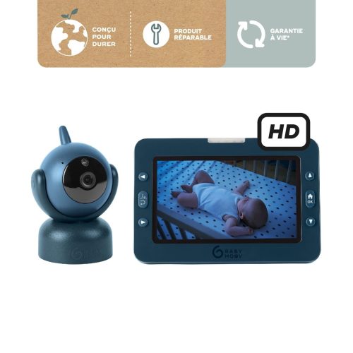 Babyphone vidéo yoo master + hd BLEU Babymoov