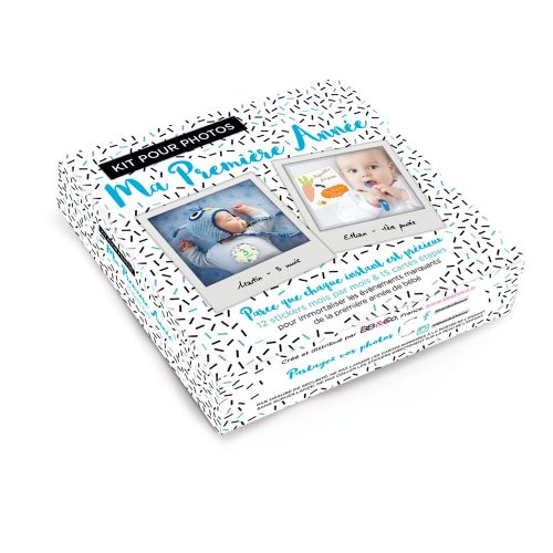 Kit Pour Photos Ma Première Annee Garçon MULTICOLORE BB&Co