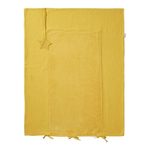 Housse de matelas à langer bambou & gaze Mix & Match JAUNE BB&Co