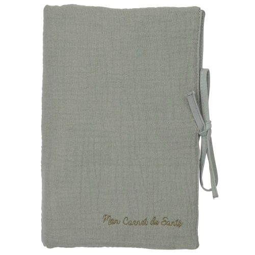 Protège-carnet de santé gaze de coton Mix&Match VERT BB&Co