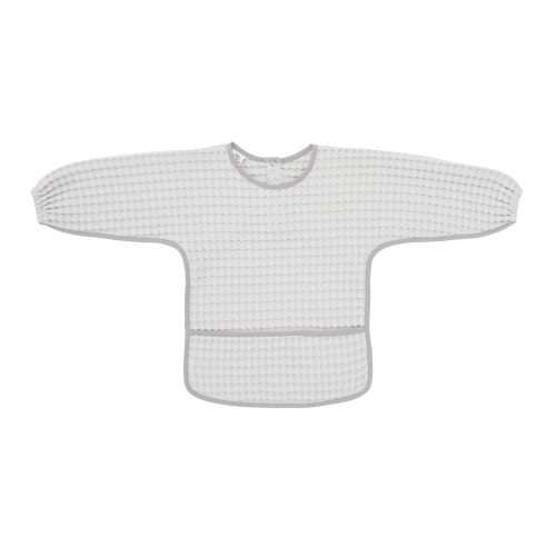 Bavoir ML coton gaufré GRIS BB&Co