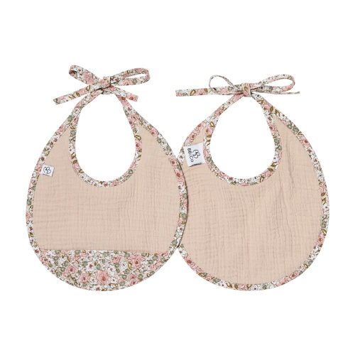 Lot de 2 bavoirs naissance MULTICOLORE BB&Co