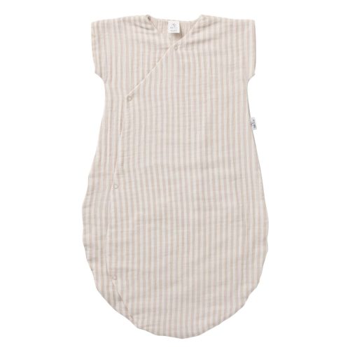 Gigoteuse d’été en gaze rayé BEIGE BB&Co