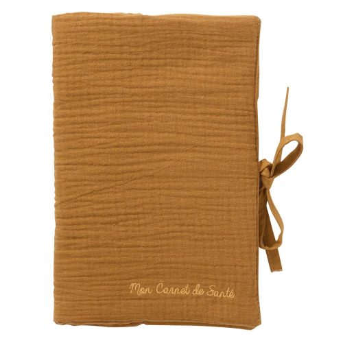 Protège carnet de santé en gaze Mix & Match MARRON BB&Co