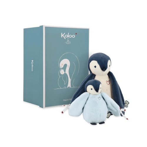 Peluches calins manchots BLEU Kaloo