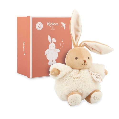 Peluche musicale Patapouf Lapin BLANC Kaloo