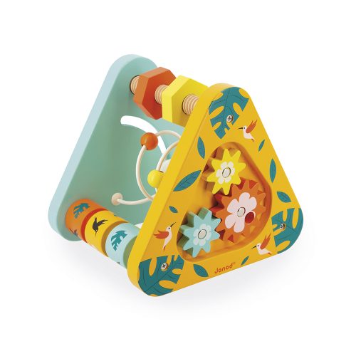 Triangle Multi-activités en bois MULTICOLORE Janod