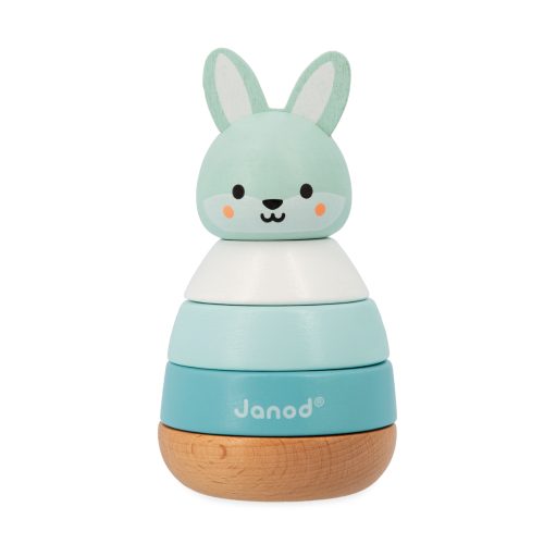Empilable lapin BLEU Janod