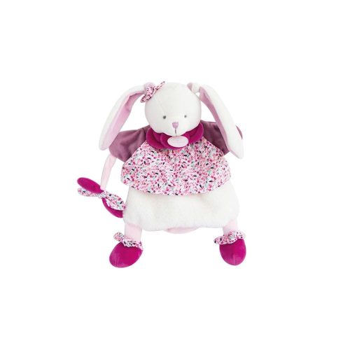Marionnette Lapin Cerise ROSE Doudou & Compagnie