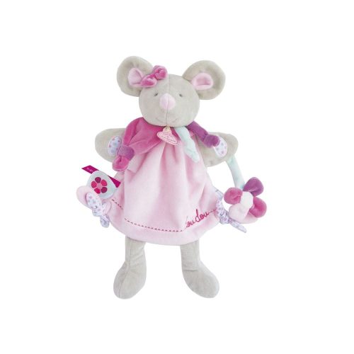 Marionnette Souris Pearly ROSE Doudou & Compagnie