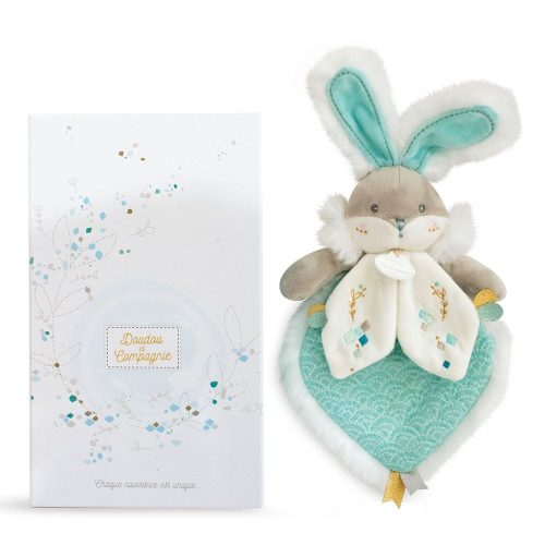 Doudou Lapin de sucre VERT Doudou & Compagnie
