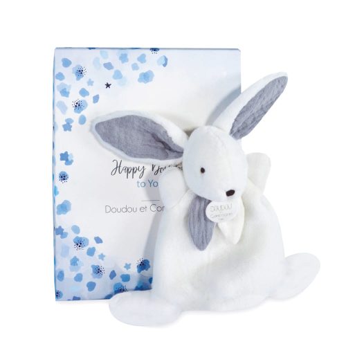 Doudou Happy Glossy BLANC Doudou & Compagnie