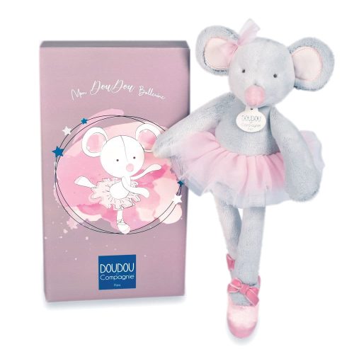 Mon doudou Ballerine souris GRIS Doudou & Compagnie