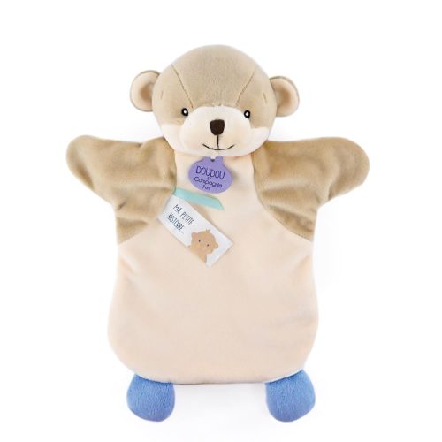 Doudou marionnette GRIS Doudou & Compagnie