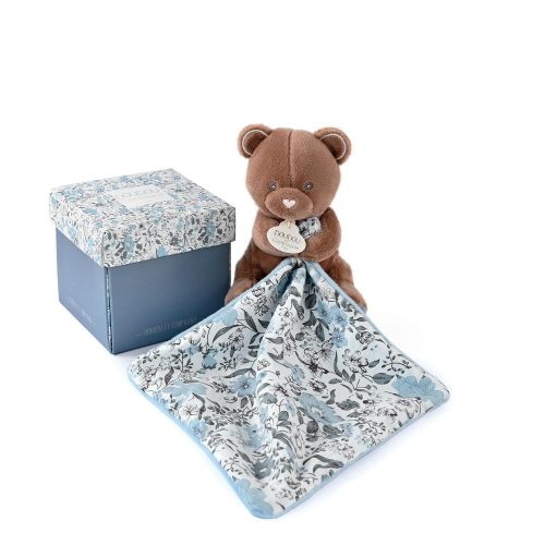 Doudou avec mouchoir Boh'aime MARRON Doudou & Compagnie