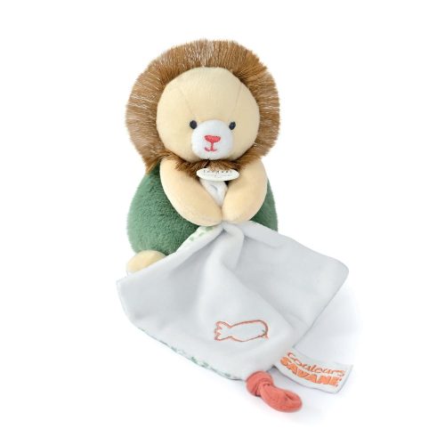 Doudou Lion avec mouchoir BEIGE Doudou & Compagnie