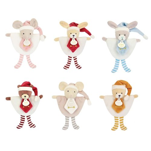Les petits lutins de Noël assortiment MULTICOLORE Doudou & Compagnie