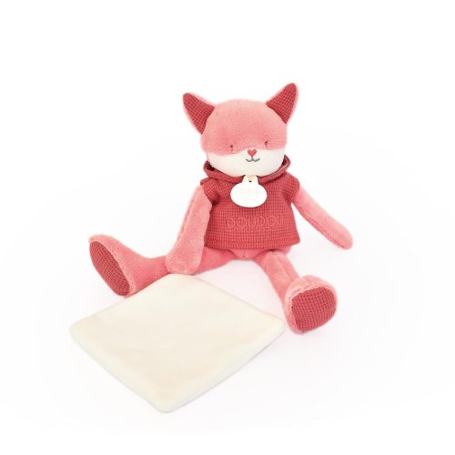 Peluche Sweety renard ROSE Doudou & Compagnie