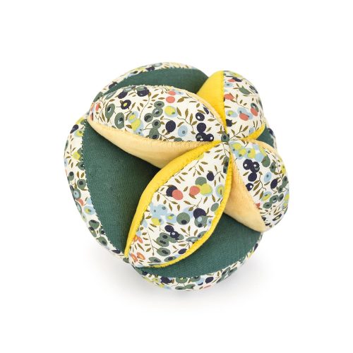 Balle sensorielle lion Boh'aime JAUNE Doudou & Compagnie