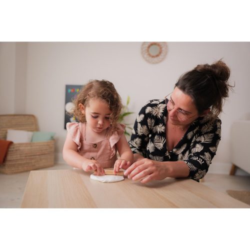 2 Magnets Empreinte BLANC Petit Artichaut