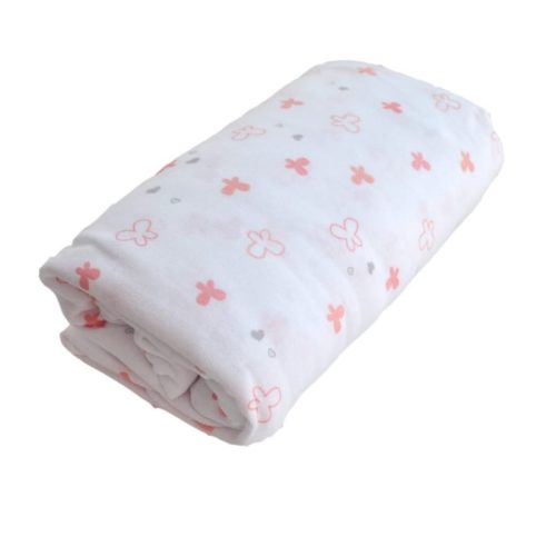 Drap-Housse Imprimé ROSE Mon P'tit Dodo