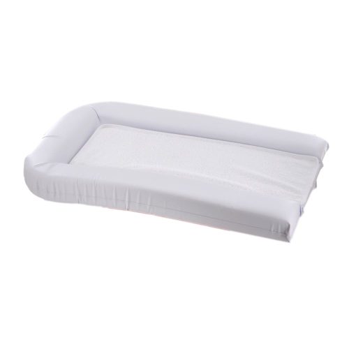 Matelas à langer PVC + 2 éponges amovibles BLANC Domiva