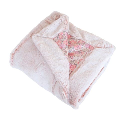 Couverture Snow Lapinou ROSE Domiva