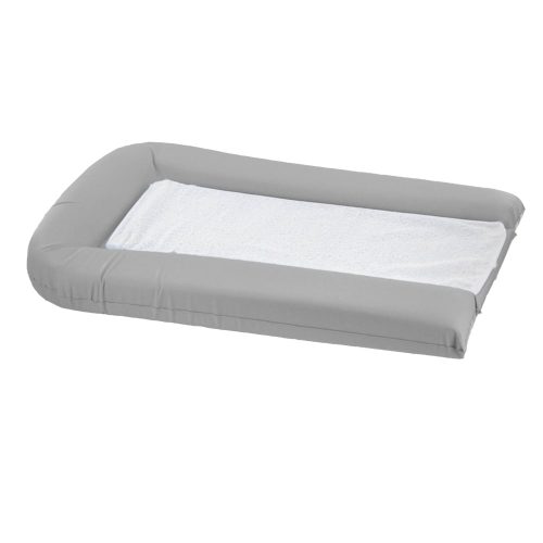 Matelas à langer PVC + 2 éponges amovibles GRIS Domiva