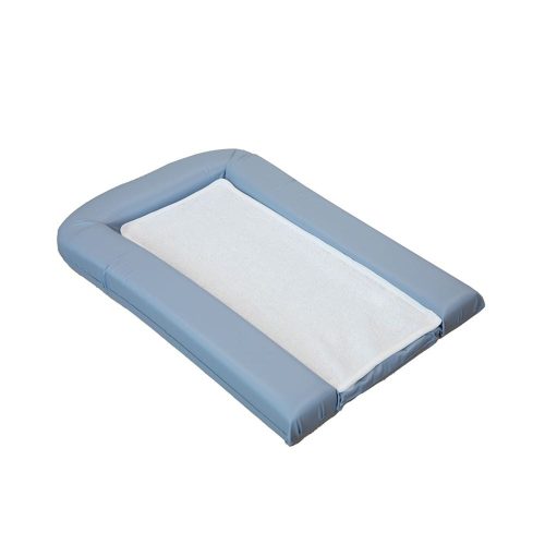 Matelas à langer PVC + 2 éponges amovibles BLEU Domiva