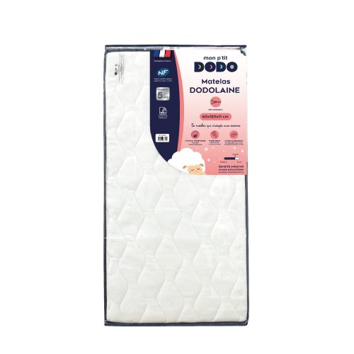 Matelas Dodotendre déhoussable BLANC Mon P'tit Dodo