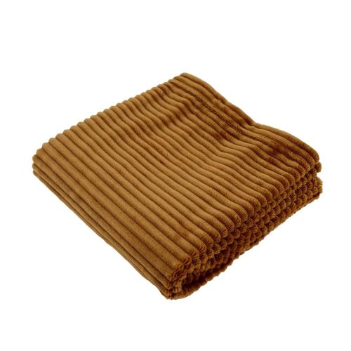 Couverture boudoir MARRON Domiva